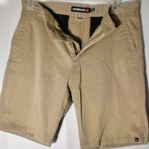 Quicksilver Board Shorts  Straight Fit Flat Front